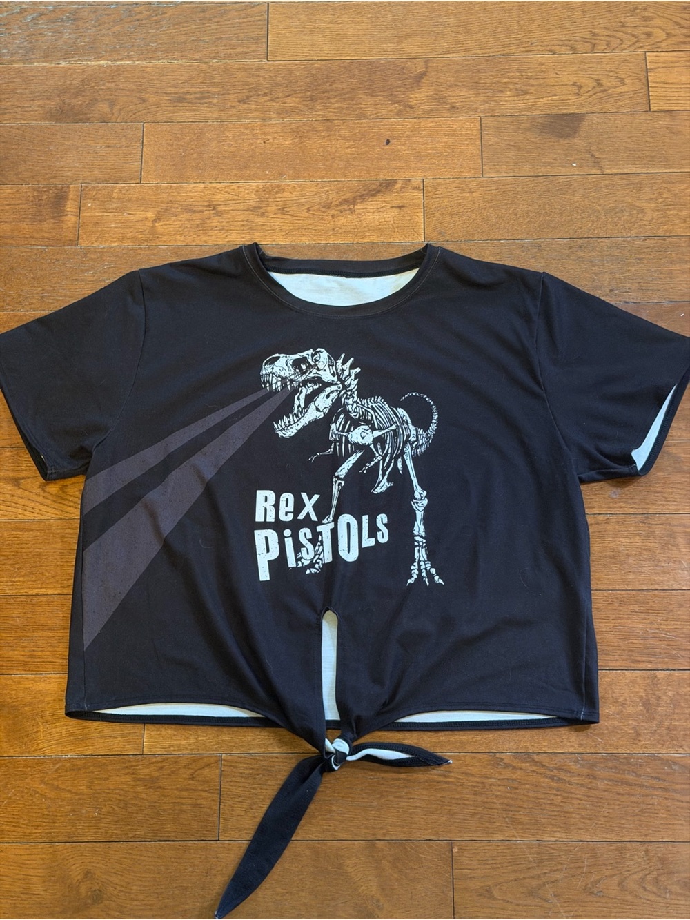 Blackmilk Rex Pistols Tie-Front Tee